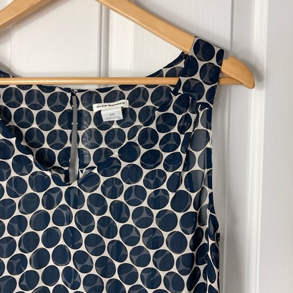 Club Monaco 100% Silk Sheer Blouse - Picture 4 of 9